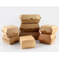 Disposable Cardboard Clamshell Food Box